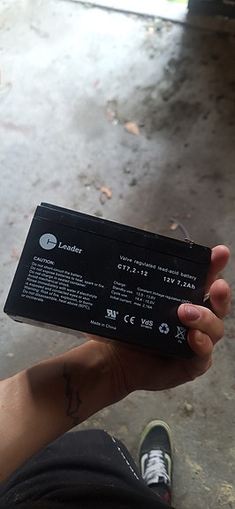12V 7.2ah akku