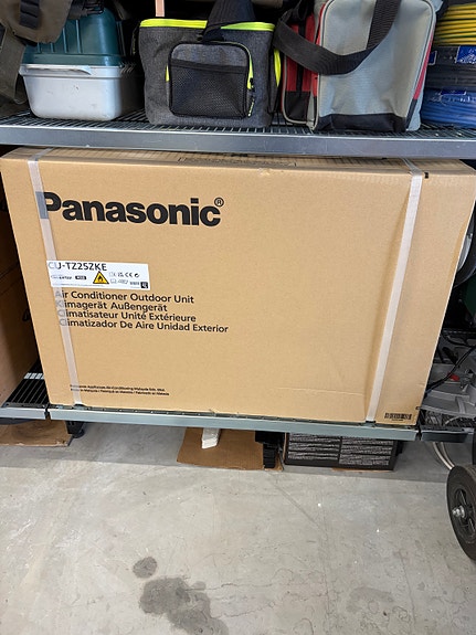 Panasonic TZ25ZKE ilmalämpöpumppu, uusi