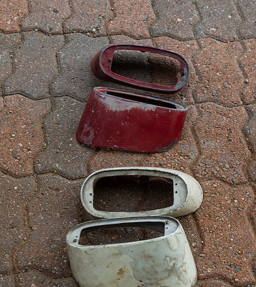 Volvo pv 544 Takavalojen rungot 100€ pari.