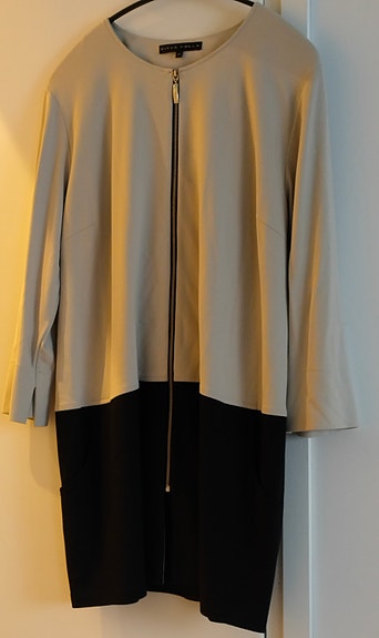 Ritva Falla beige jakku koko 40