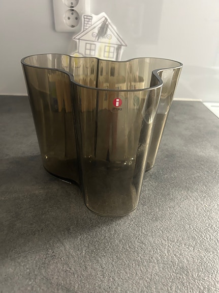 Iittala Aalto maljakko hiekka/ruskea