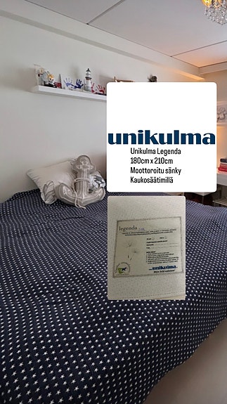 UNIKULMA legenda 180x210cm moottoroitu sänky
