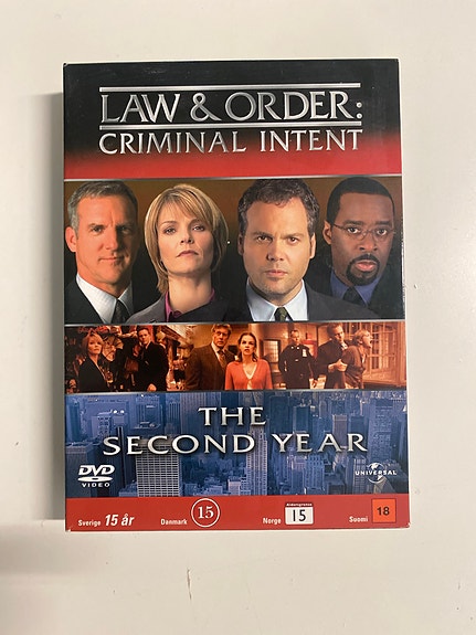 Law & Order Criminal Intent - Rikollinen mieli DVD-boksi