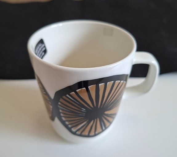 Marimekko Appelsiini muki ruskea
