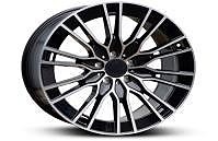 19" uudet vanteet MERCEDES  FP3330    BLACK MACHINED