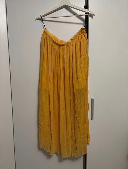 Keltainen hame XL