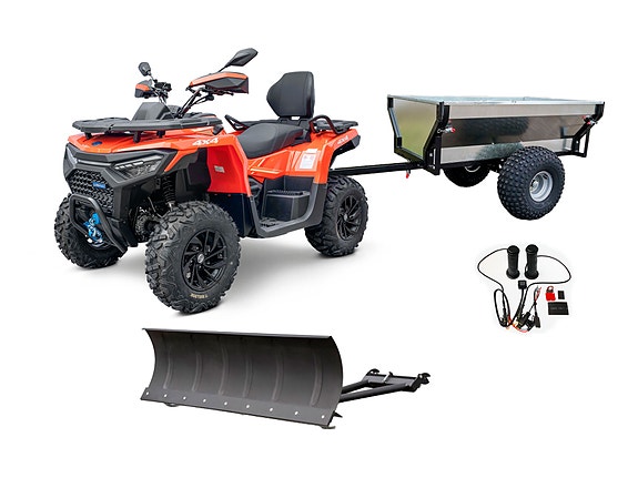 Traktorimönkijä Linhai Landforce 550L EPS 4x4 T3b All inclusive paketilla