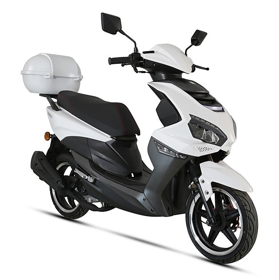Znen Twist EFI moposkootteri 50cc Väri Valkoinen