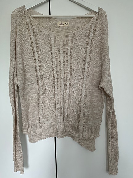 Hollister beige ohut neule koko XS/S