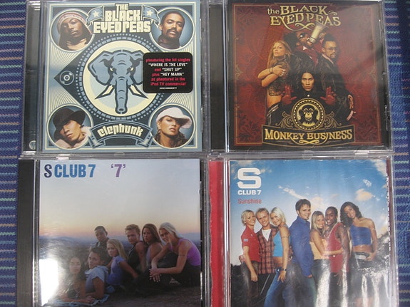 The Black Eyed Peas, S Club7, Crazy Frog, Mika, Son By Four, Darin, Promoe