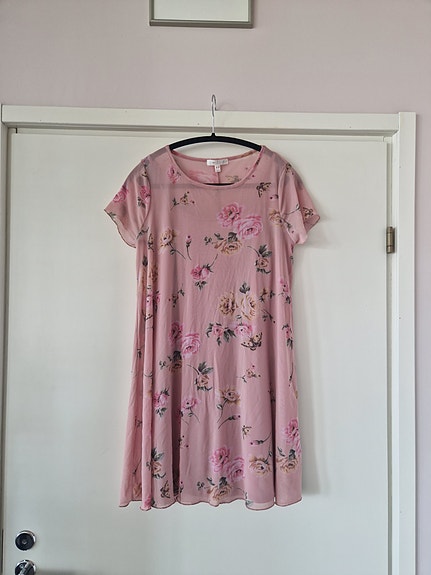 Love Fire Babydoll floral mesh dress, S/M
