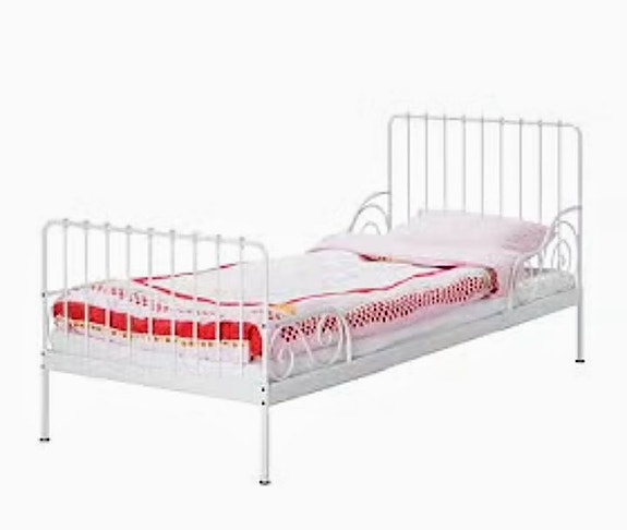 IKEA Minnen  valkoinen sänky