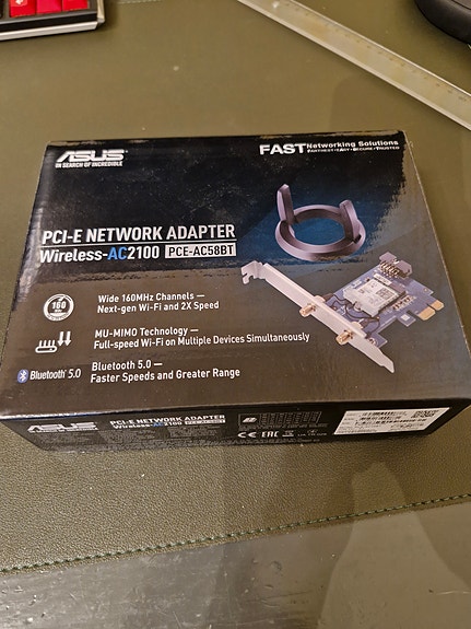 Asus PCI E network adapter wireless AC2100