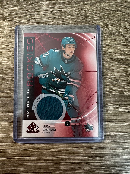Luca Cagnoni Authentic Rookies  San Jose Sharks