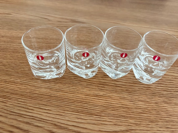 Iittala Gaissa -snapsilasit