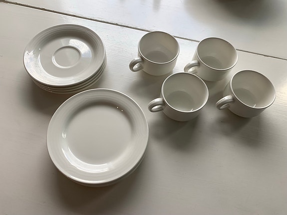 Villeroy & Boch Adriana valkoinen kahviastiasto