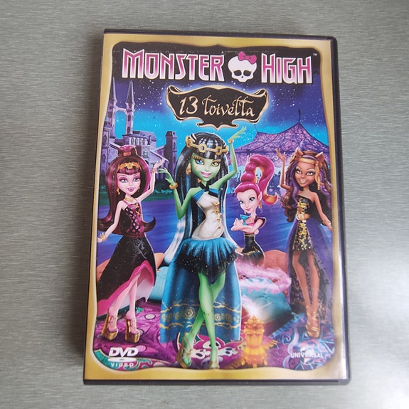 Monster High 13 toivetta dvd