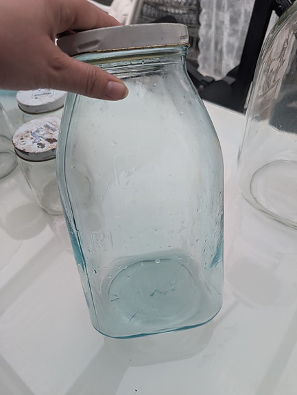 Riihimäki lasitölkki 5 litraa kannella