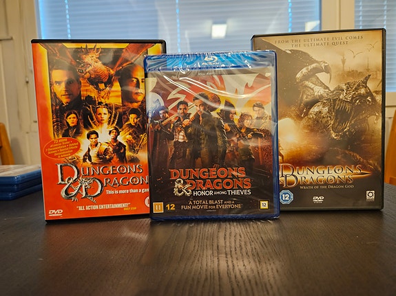 D&D, DnD, Dungeons and dragons elokuvat