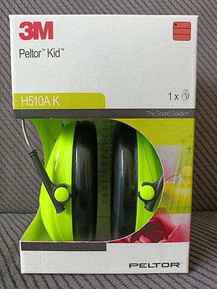 Uudet 3M Peltor Kid H510A K lasten kuulosuojaimet lime