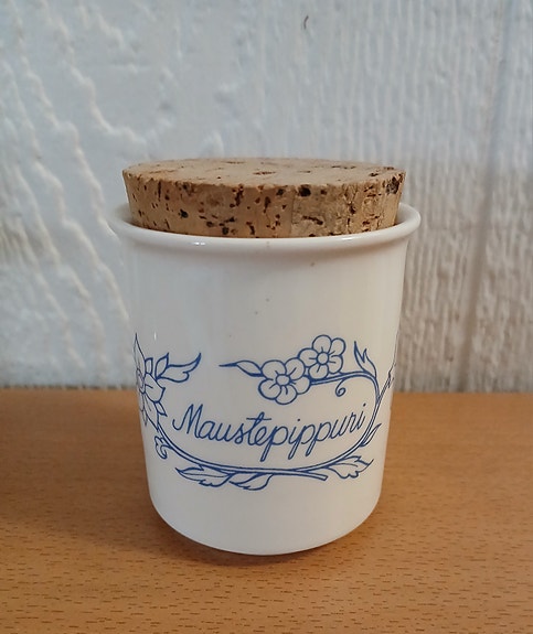 Arabia maustepurkki Sininen keittiö