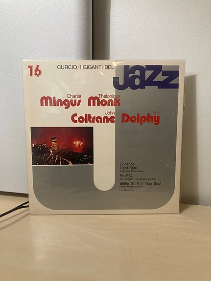 Curcio I Giganti Del Jazz LP-levy VG-/VG Mingus, Monk, Coltrane, Dolphy