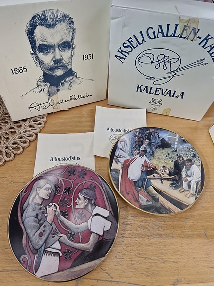Gallen-Kallelan Kalevala seinälautaset