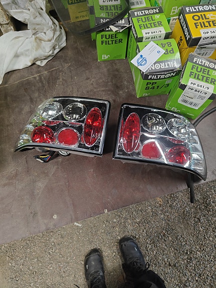 Opel astra F uudet tuning takavalot