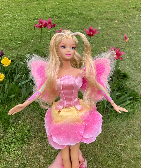 Barbie Elina Fairytopia Keijukaismaa Fairy Keiju Vintage 2005 Mattel Doll Nukke