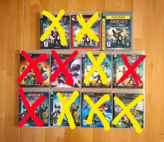Ratchet & Clank -pelejä (CIB) / PS3