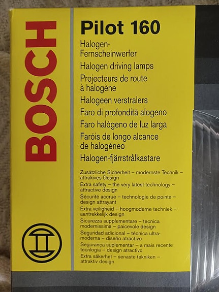 Bosch Pilot 160 lisävalot.