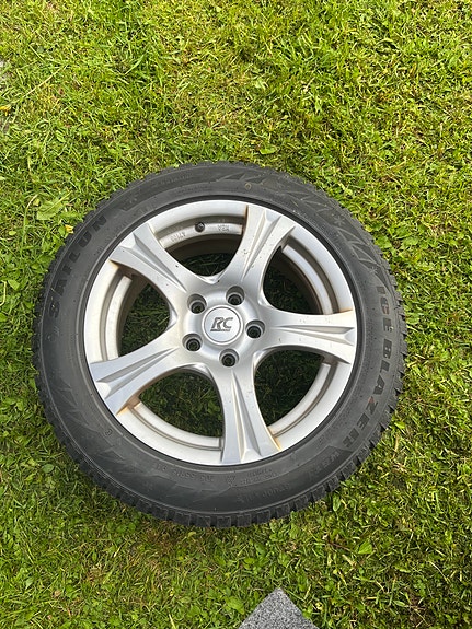 4 kpl 16” aluvanteet + nastarenkaat 205/55R16