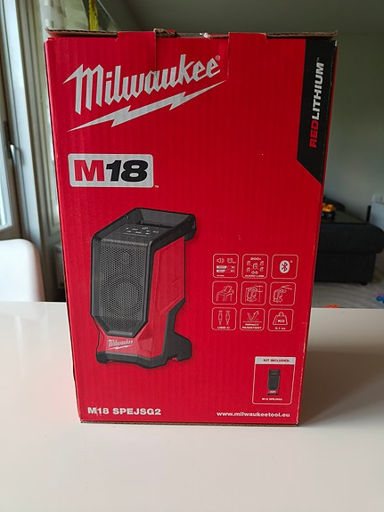 Milwaukee M18 työmaakaiutin