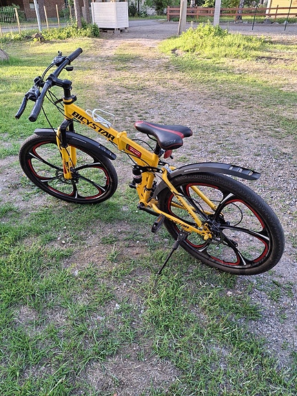 Bicicapace maastopyörä 26" M keltainen unisex