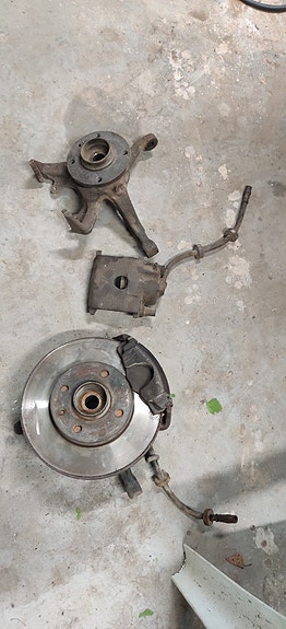 Volkswagen MK2 etujarrusatulat ja olka-akselit