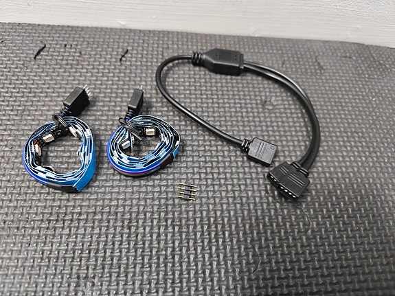 Tietokoneen led valot 50cm 2kpl