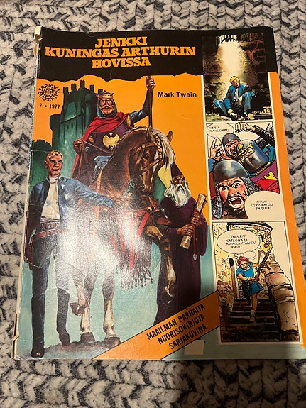 Mark Twain Kuningas Arthurin hovissa sarjakuva
