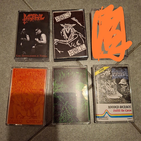 kasetteja death black metal etc