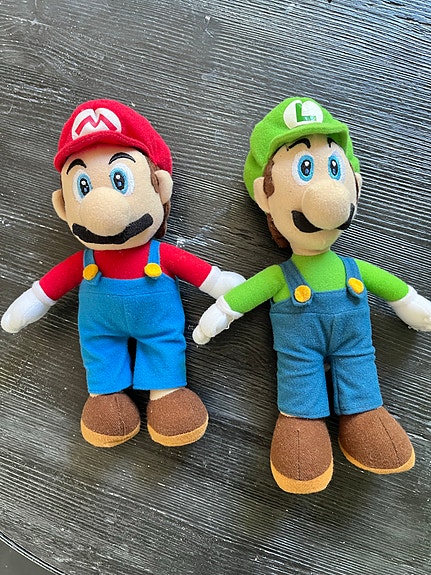 Super Mario pehmolelut Mario ja Luigi