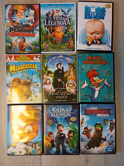 Lasten dvd elokuvat