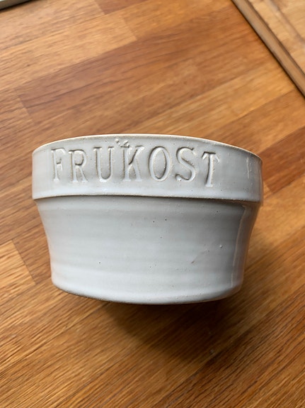 Hand Made keramiikka-astia, aamiaiskulho, frukost
