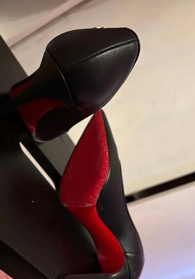 Christian Louboutin Sporty Kate korkokengät koko 37,5 musta