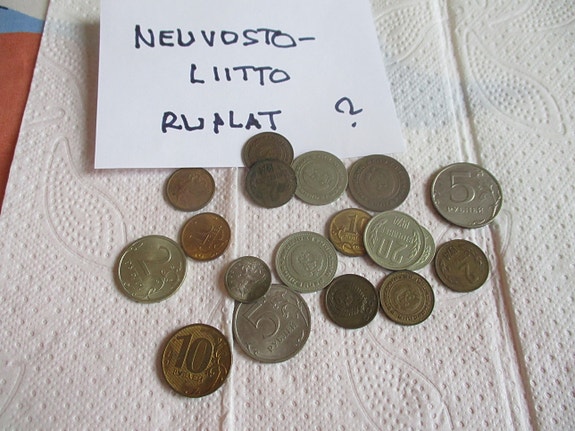 Neuvostoliiton ruplia kolikkoina erä