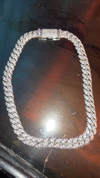 Moissanite silver 925 necklace