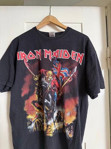 Iron Maiden Bändi/kiertuepaita vuodelta 2014