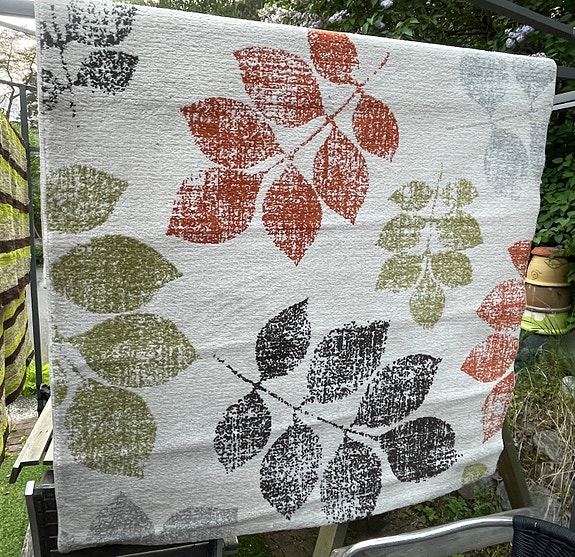 Lehti kuvioinen kaunis matto 180x130