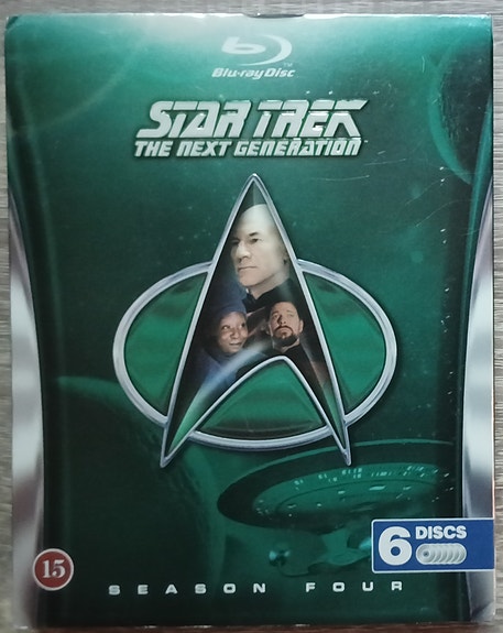 Star Trek-The Next Generation, kausi 4, 1990-91 (6xBlu-ray disc)