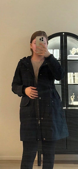 Tummansininen Espritin takki, koko XS (34)
