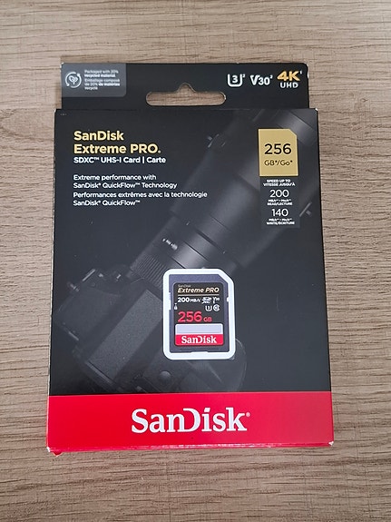 SanDisk 256gb Extreme PRO SDXC -muistikortti