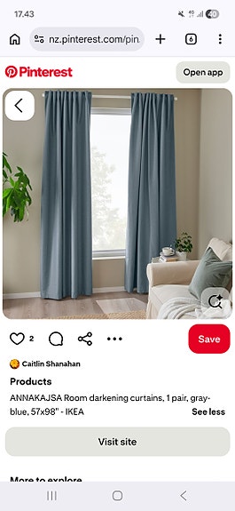 Ostetaan Ikea annakajsa verhot